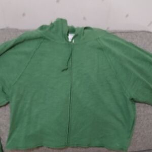 PINK Victoria's Secret Green Hoodie Jacket